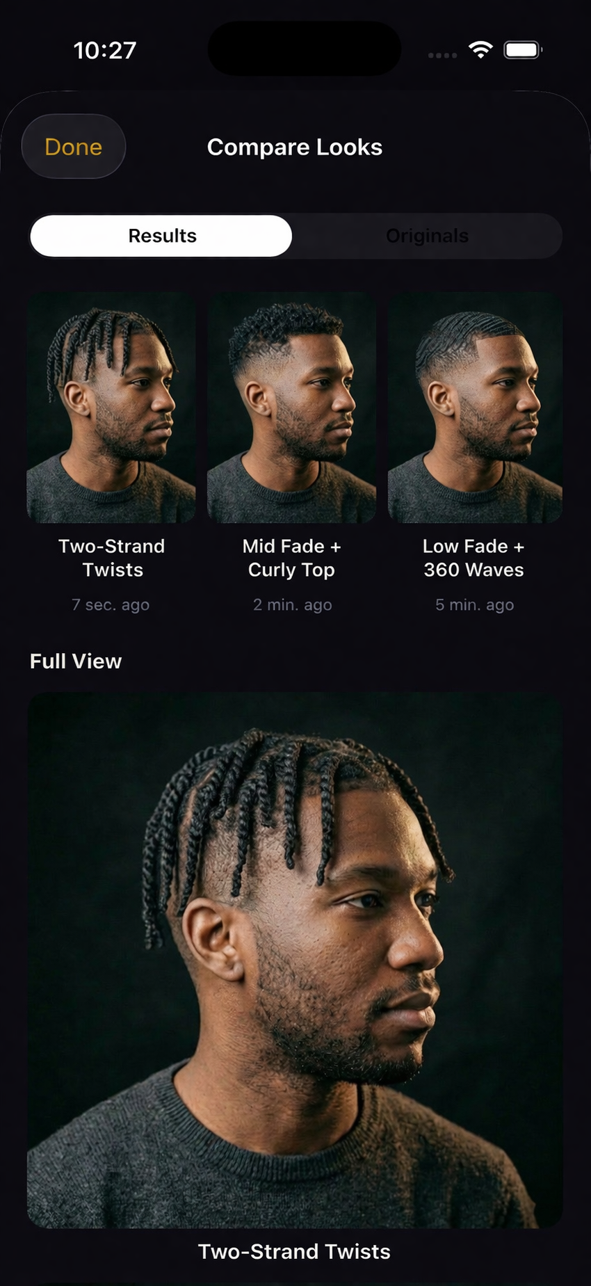 Compare looks