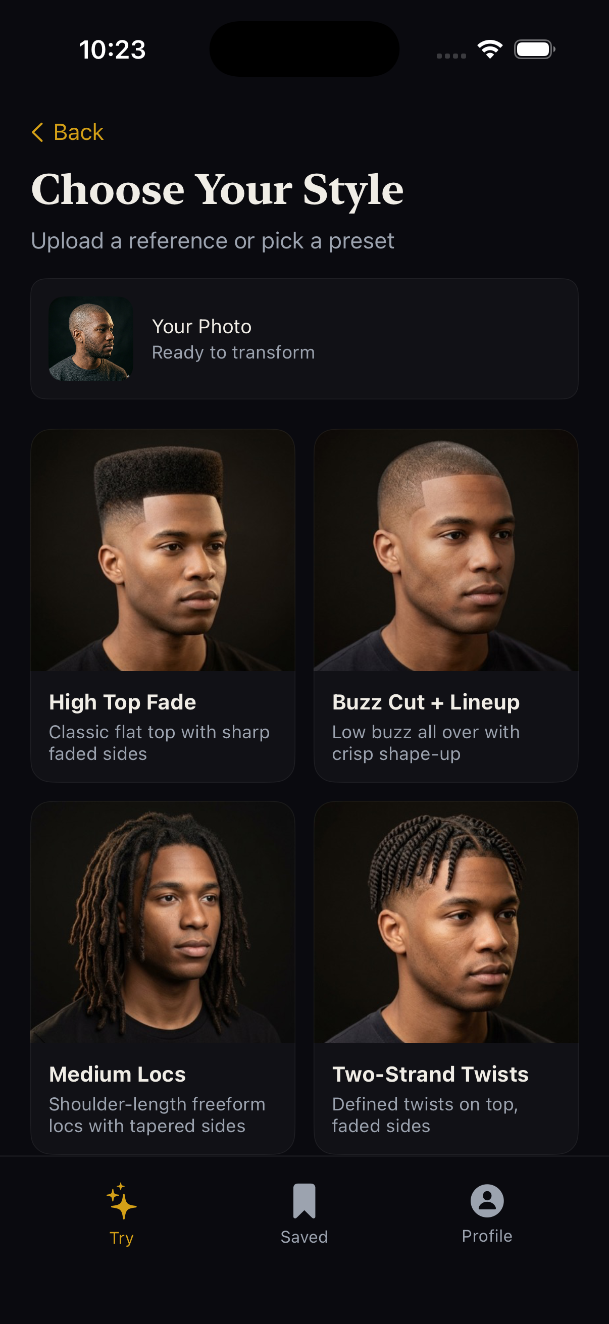 CrownShift style selection